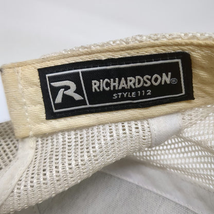 Richardson Trucker Hat Brown One Size CrossFit Indestructible Leather Patch Mesh