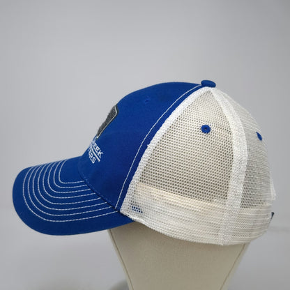 Ouray Silver Creek Outfitters Fishing Trucker Hat Blue White One Size Snapback
