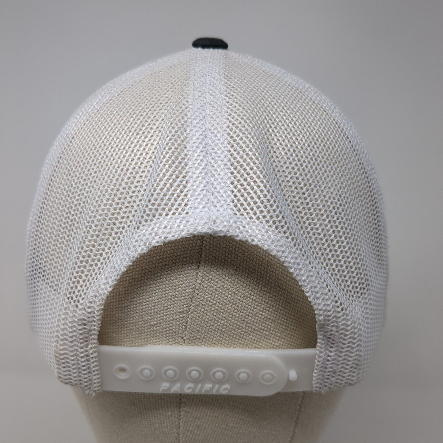 Middleton Snapback Trucker Hat Blue OS Adjustable Mesh Back Pacific Headwear