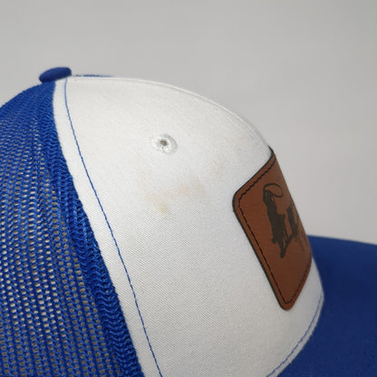 TV Snapback Trucker Hat Blue One Size Adjustable Mesh Back 6 Panel Richardson