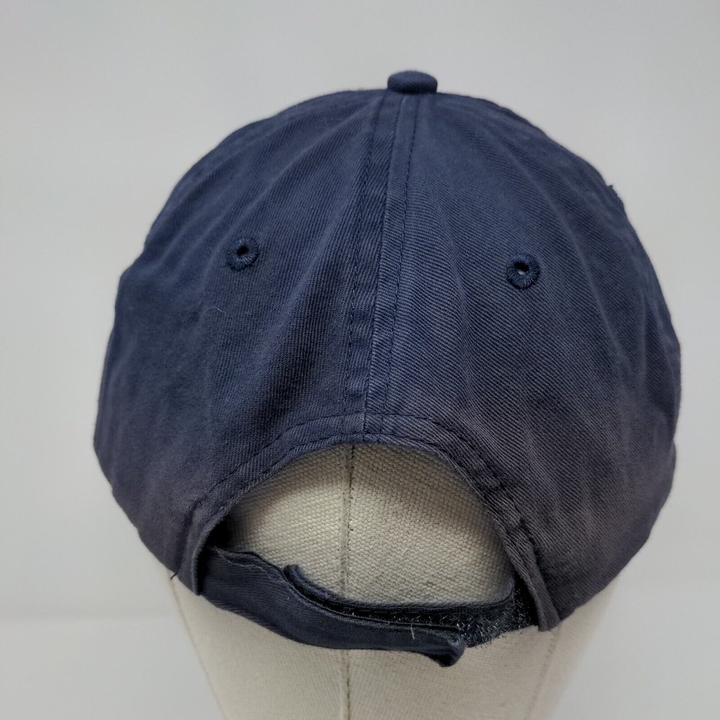 Concord Lumber Corporation Strapback Hat Blue OSFA Embroidered Apollo
