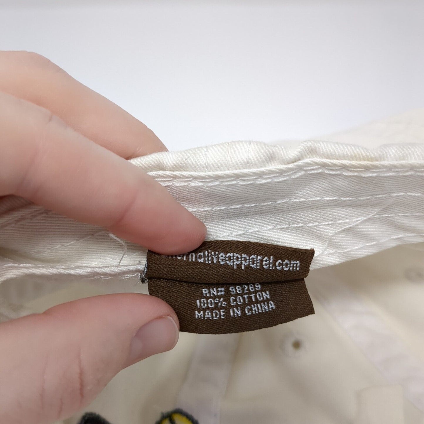 Perfect Excuse For A Short Skirt Slideback Hat White OS Adjustable Embroidered