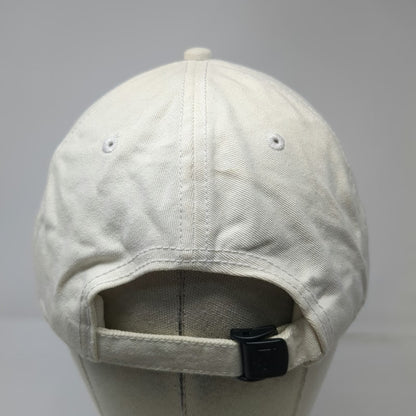 Bridgestone Baseball Cap Beige One Size Cotton Slideback Embroidered Logo Hat