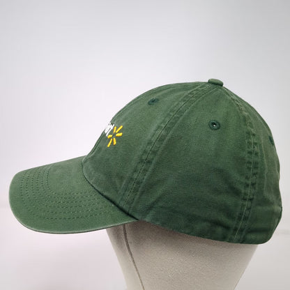 Walmart Spark Logo Green Baseball Cap One Size Slideback Cotton Adjustable Hat