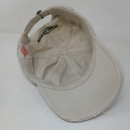 Bud Light Men's Slideback Hat Tan Size OSFA Embroidered Bud Lime Logo 2008