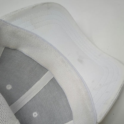 Pukka Baseball Cap White One Size Albertsons Boise Open Golf Mesh Slideback Hat