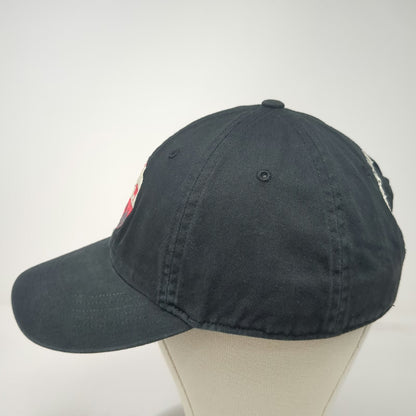 Richardson Baseball Cap Black One Size Jones Family Farm Logo Slideback Hat