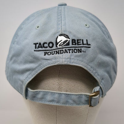 Baseball Cap Blue One Size Taco Bell Foundation Logo Embroidered Slideback Hat