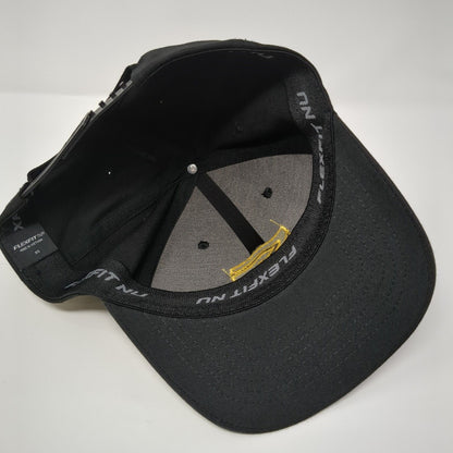 Smart Level Snapback Hat Black One Size Adjustable Embroidered Flexfit NU