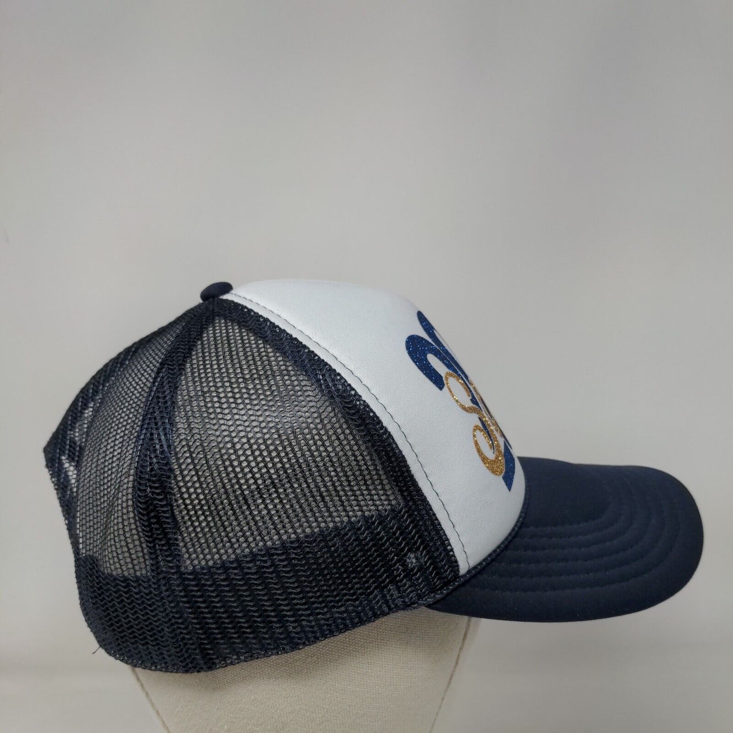 2024 Senior Snapback Trucker Hat Blue OSFM Adjustable Mesh Back Rope Otto