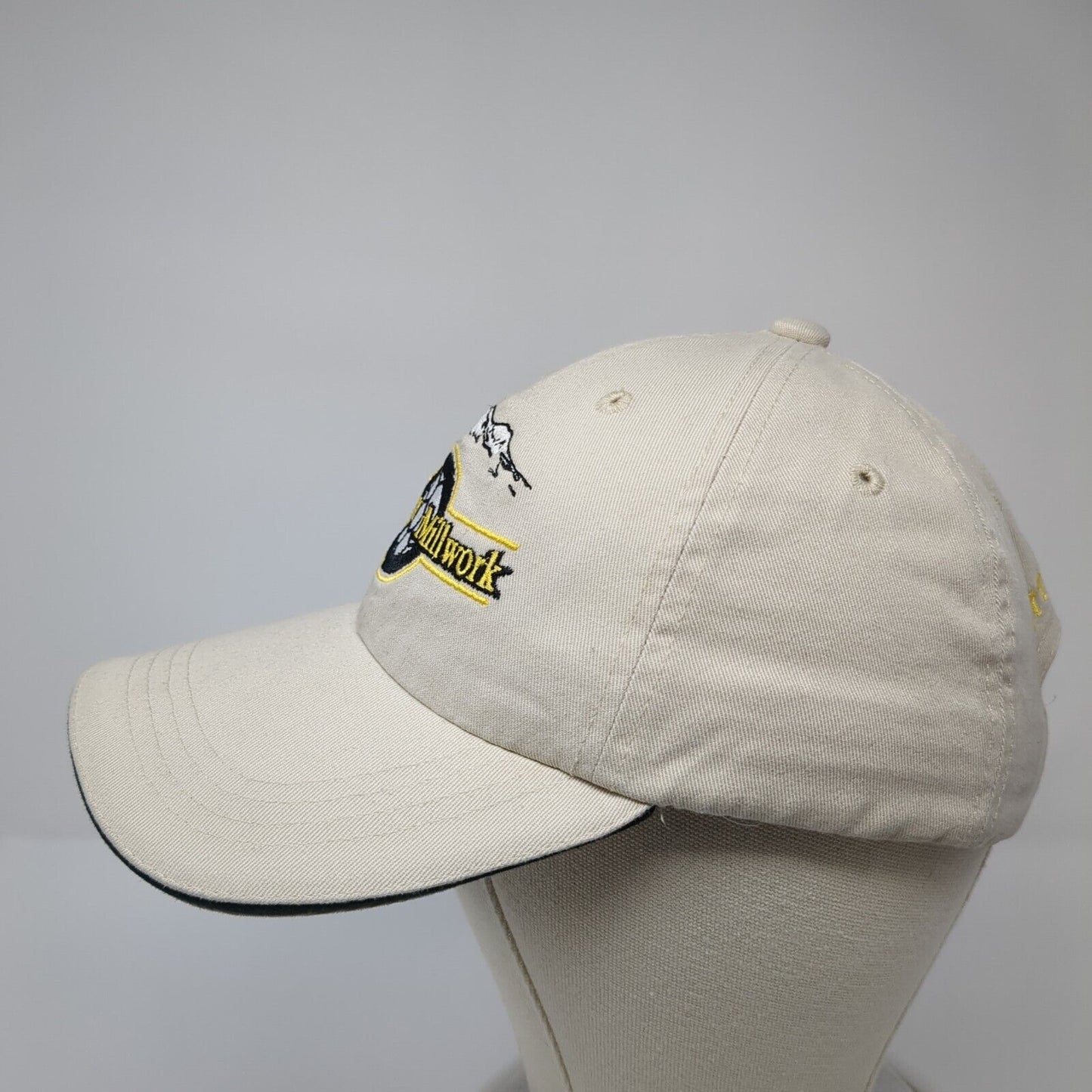 Shastina Millwork Strapback Hat Tan OS Adjustable Embroidered Port Authority