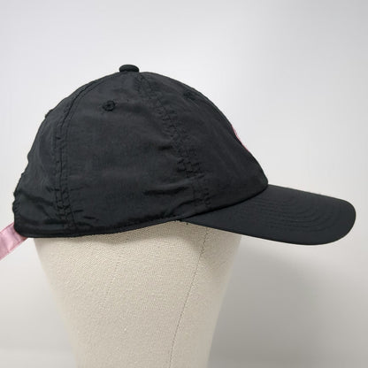 Dutch Bros Black Baseball Cap One Size Nylon Strapback Pink Coffee Logo Hat