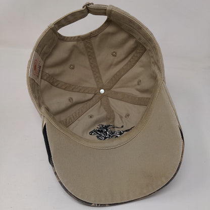 Winchester Slideback Hat Tan OSFM Camouflage Adjustable Embroidered Signatures