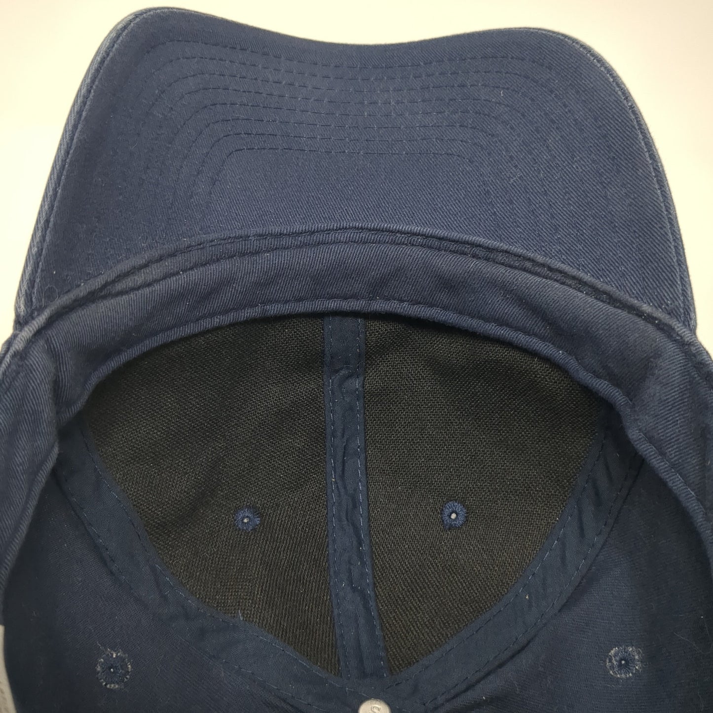 Unbranded Strapback Baseball Cap Blue One Size Adjustable 6 Panel Blank