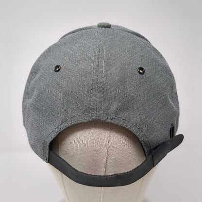 Kooringal Slideback Hat Gray One Size Adjustable Vented Holes 6 Panel Blank