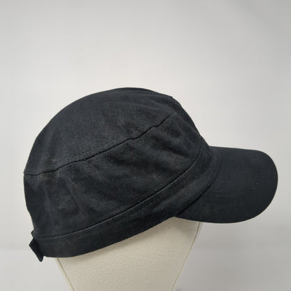 Parquet Slideback Cadet Army Hat Black One Size Sequin Beaded Flower