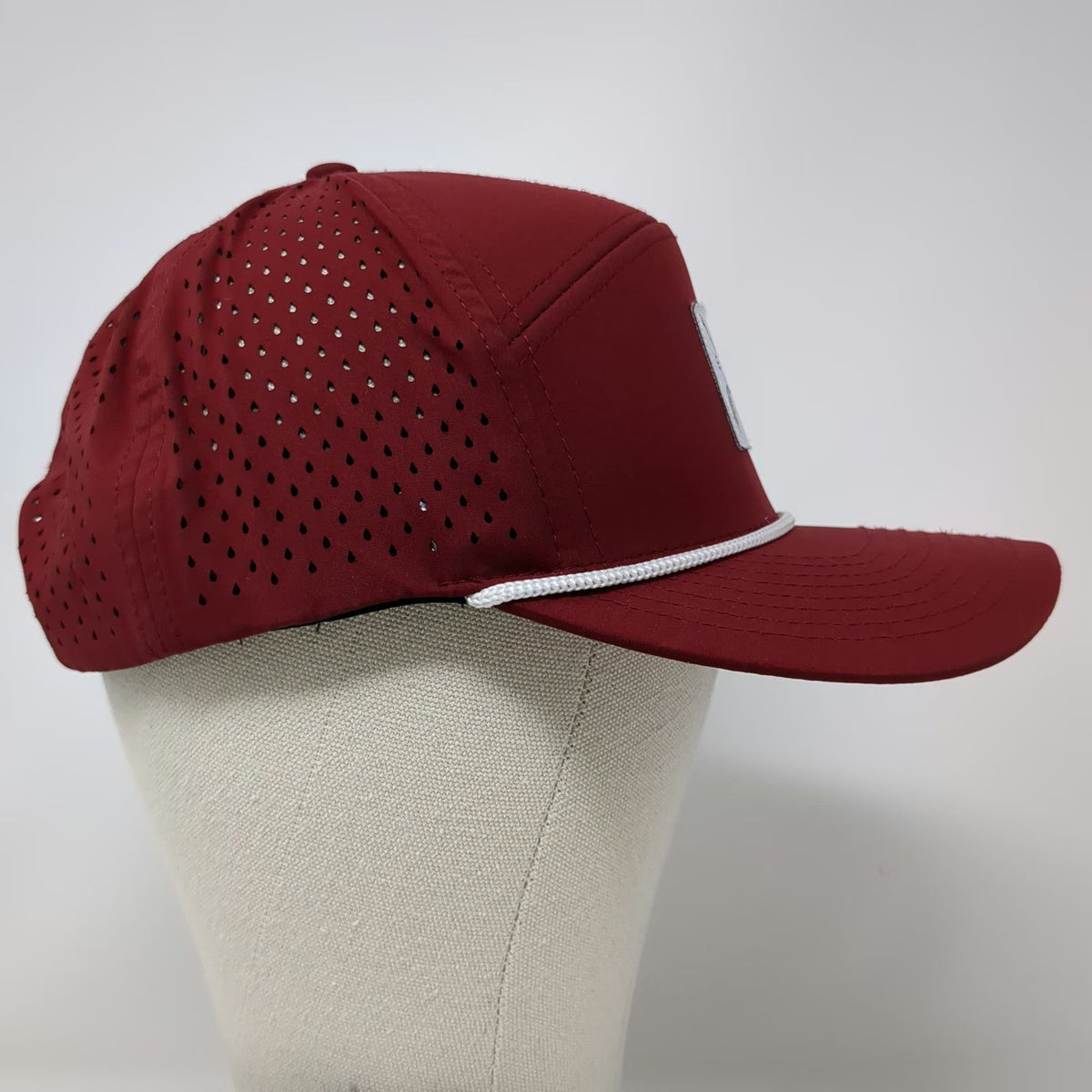 Six Hats Trucker Hat Red One Size Rope Laser Cut Snapback Thirst Project Arrows