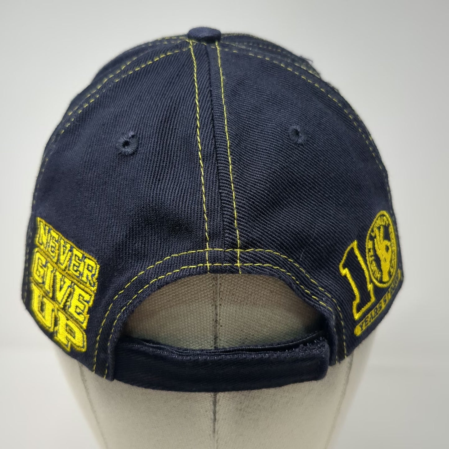 WWE Baseball Cap Blue One Size John Cena U Cant See Me 10 Years Strong Logo Hat