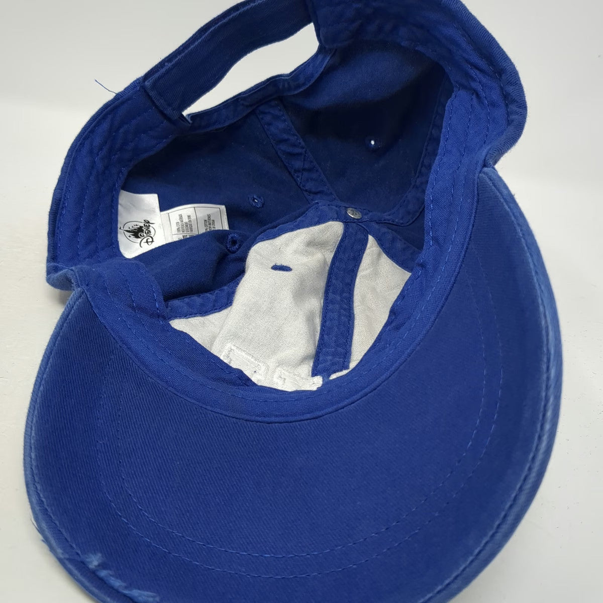 Disney Baseball Cap Blue One Size Monsters University Distressed Strapback Hat