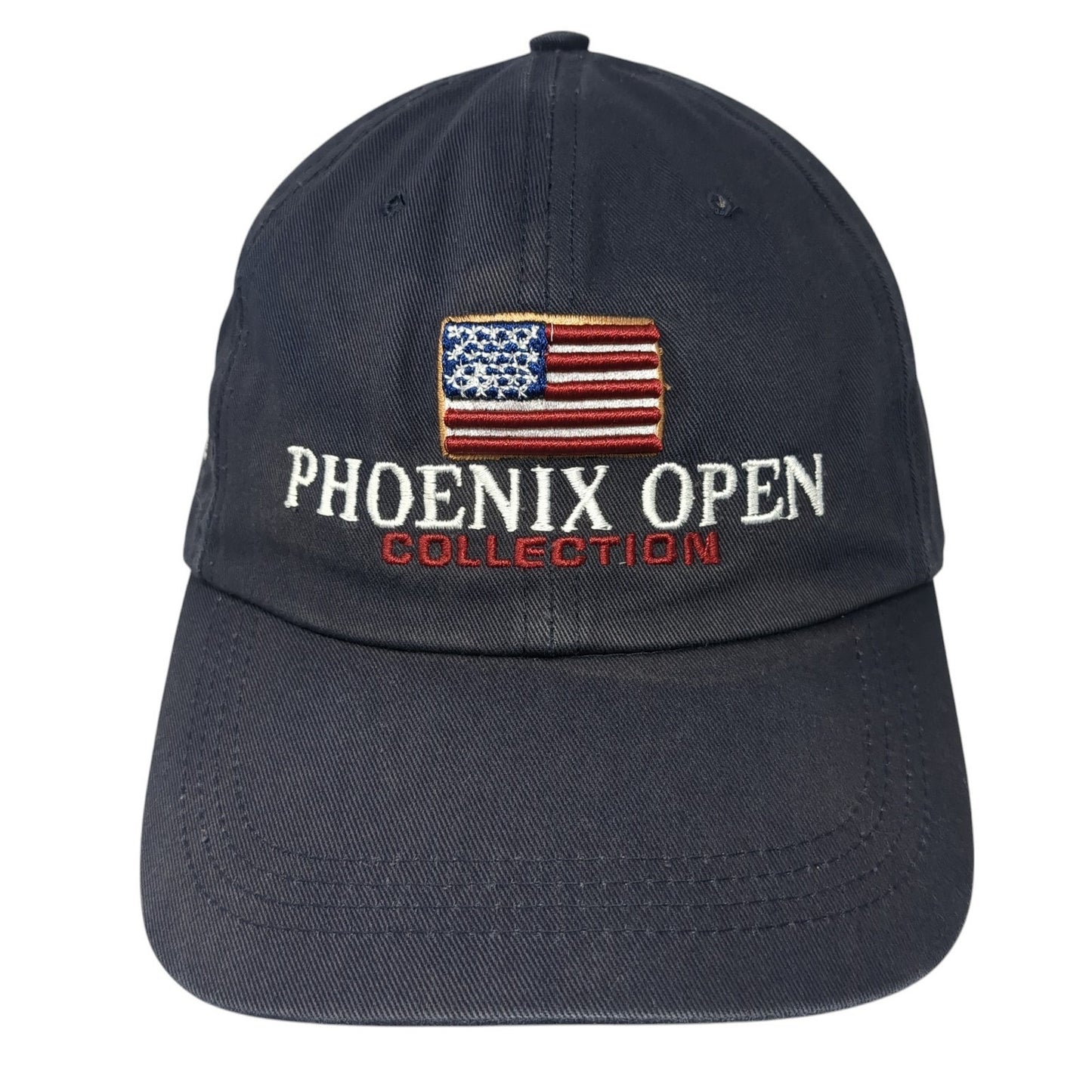 Phoenix Open Collection Slideback Hat Blue One Size Ahead USA Flag