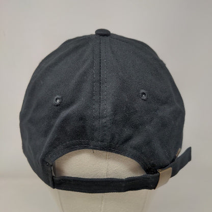 VIVAZEN Patch Slideback Hat Black OSFM Adjustable Vent Holes 6 Panel