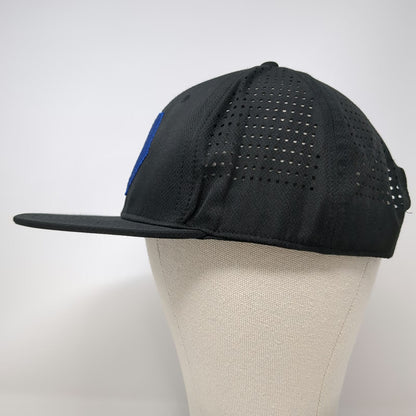 Kobalt Trucker Hat Black One Size Blue Logo Snapback Laser Cut Performance