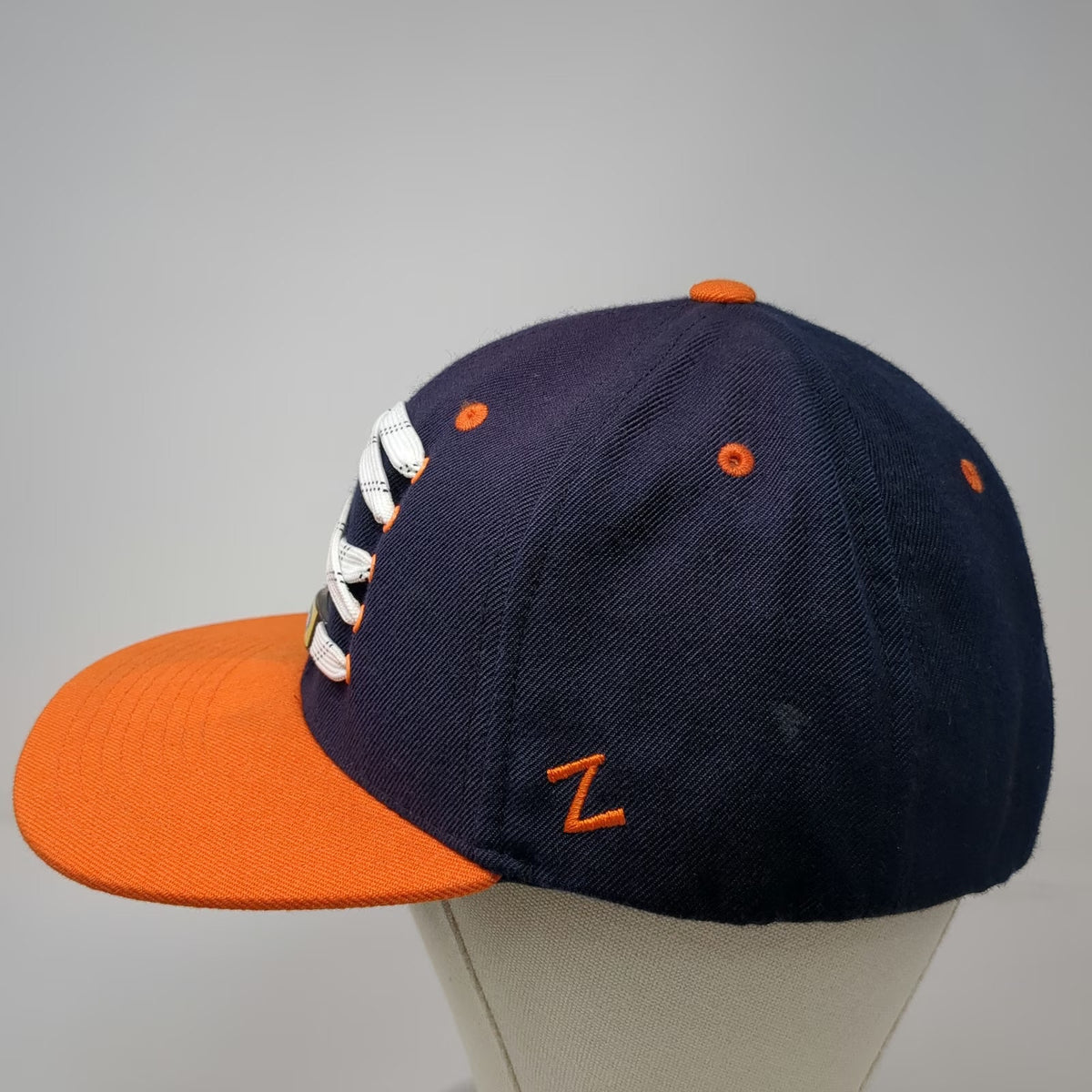 Philadelphia Flyers NHL Zephyr Snapback Hat Blue Orange One Size Lacer Laces