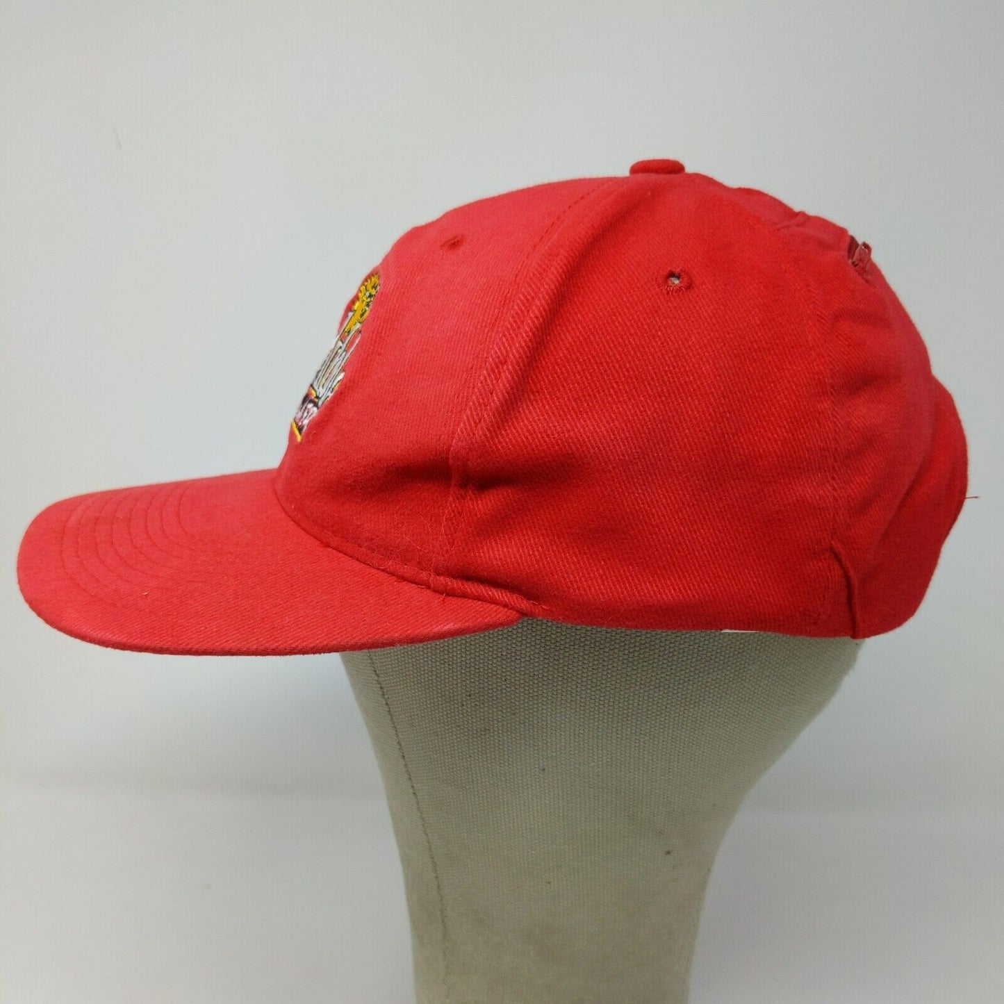 Logo 7 Men's Snapback Hat Red Embroidered Coca Cola Incredible Summer Vintage