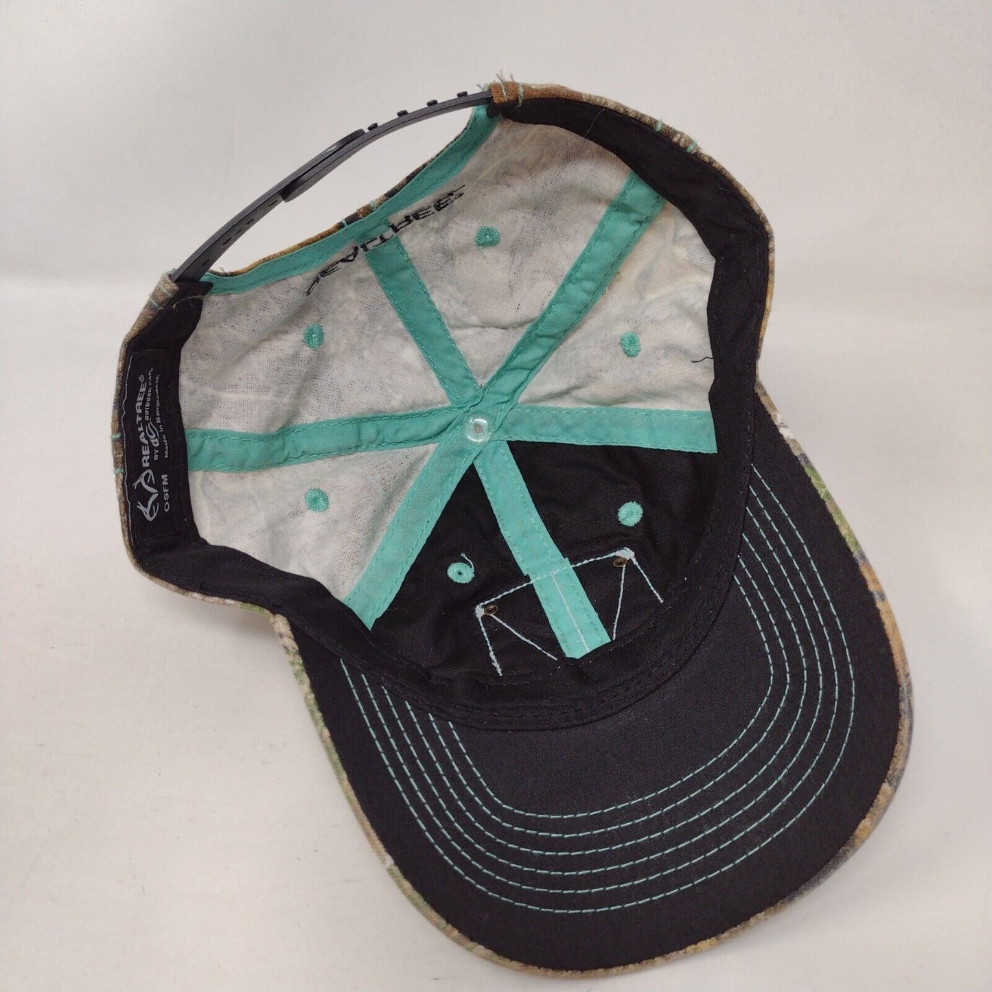 Realtree Snapback Hat Camouflage OSFM Adjustable Embroidered 6 Panel Outdoor Cap