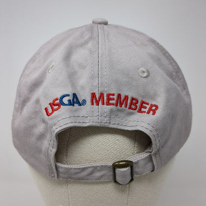 U.S. Open Oakmont 2016 USGA Member Slideback Hat Gray OS Adjustable Embroidered