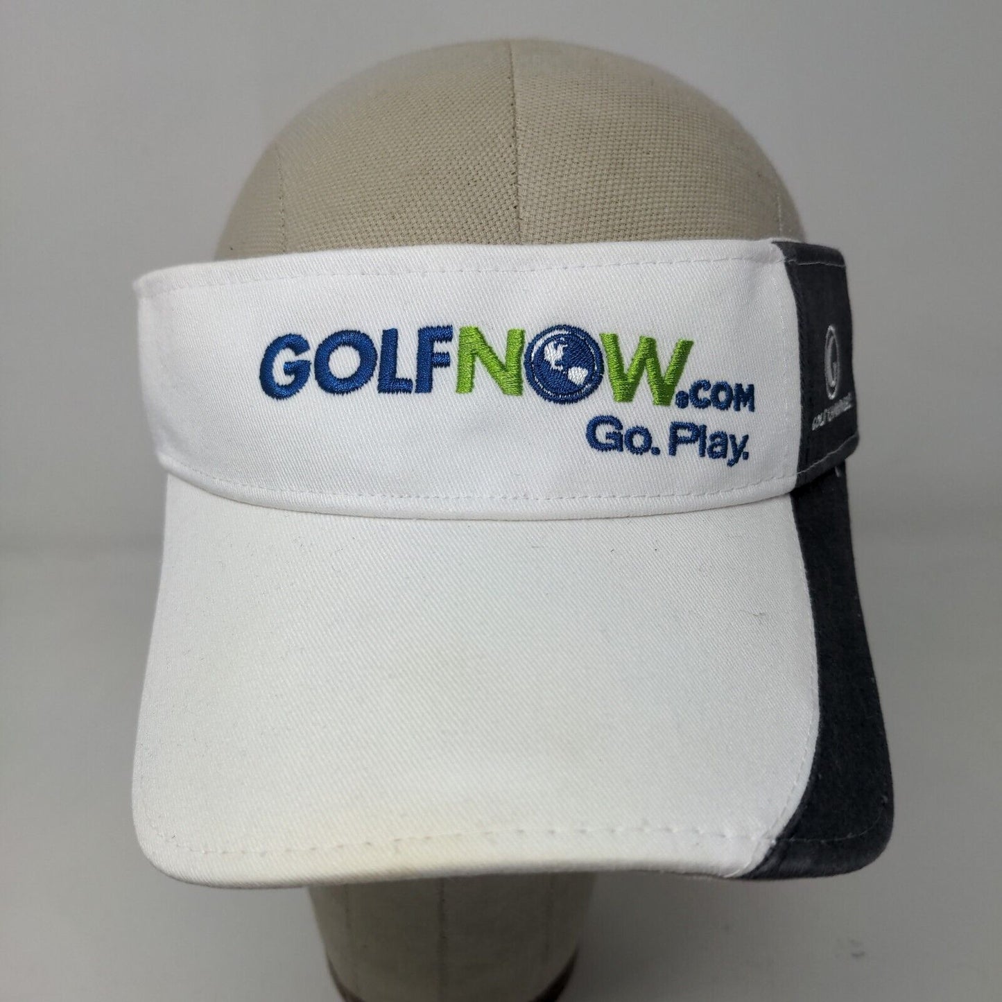 Golf Channel Men's Strapback Hat White Size OS Embroidered GolfNow Logo