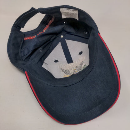 Thompson Cigar Co. Strapback Hat Blue OSFA Embroidered Adjustable