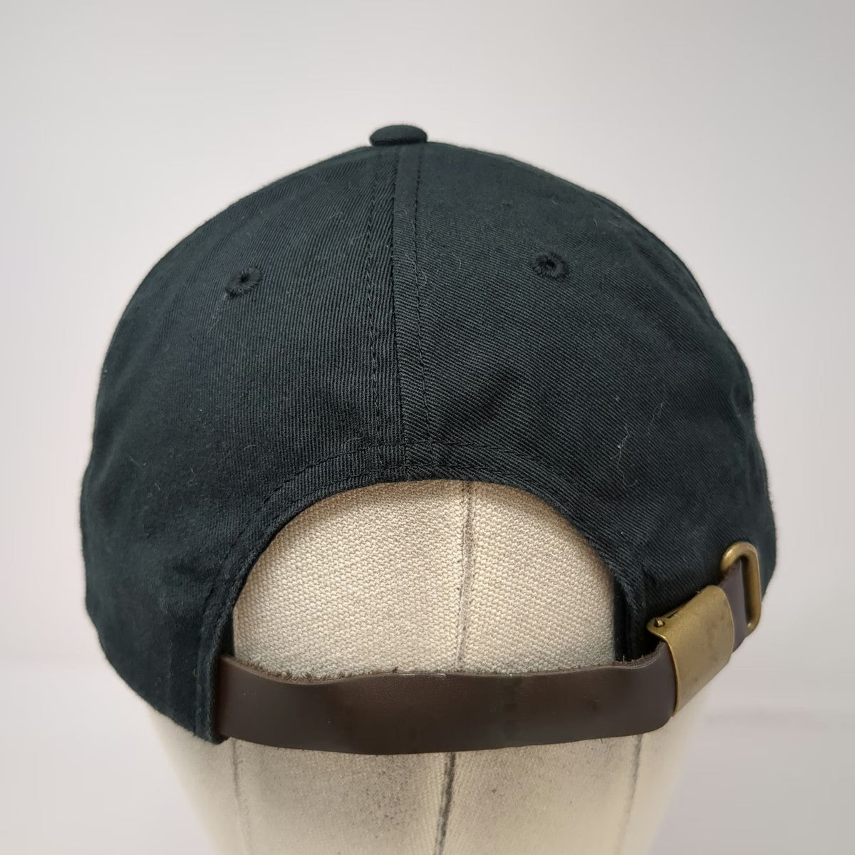 Braille Skateboarding 5 Panel Black One Size Hat Leather Strapback Flat Brim