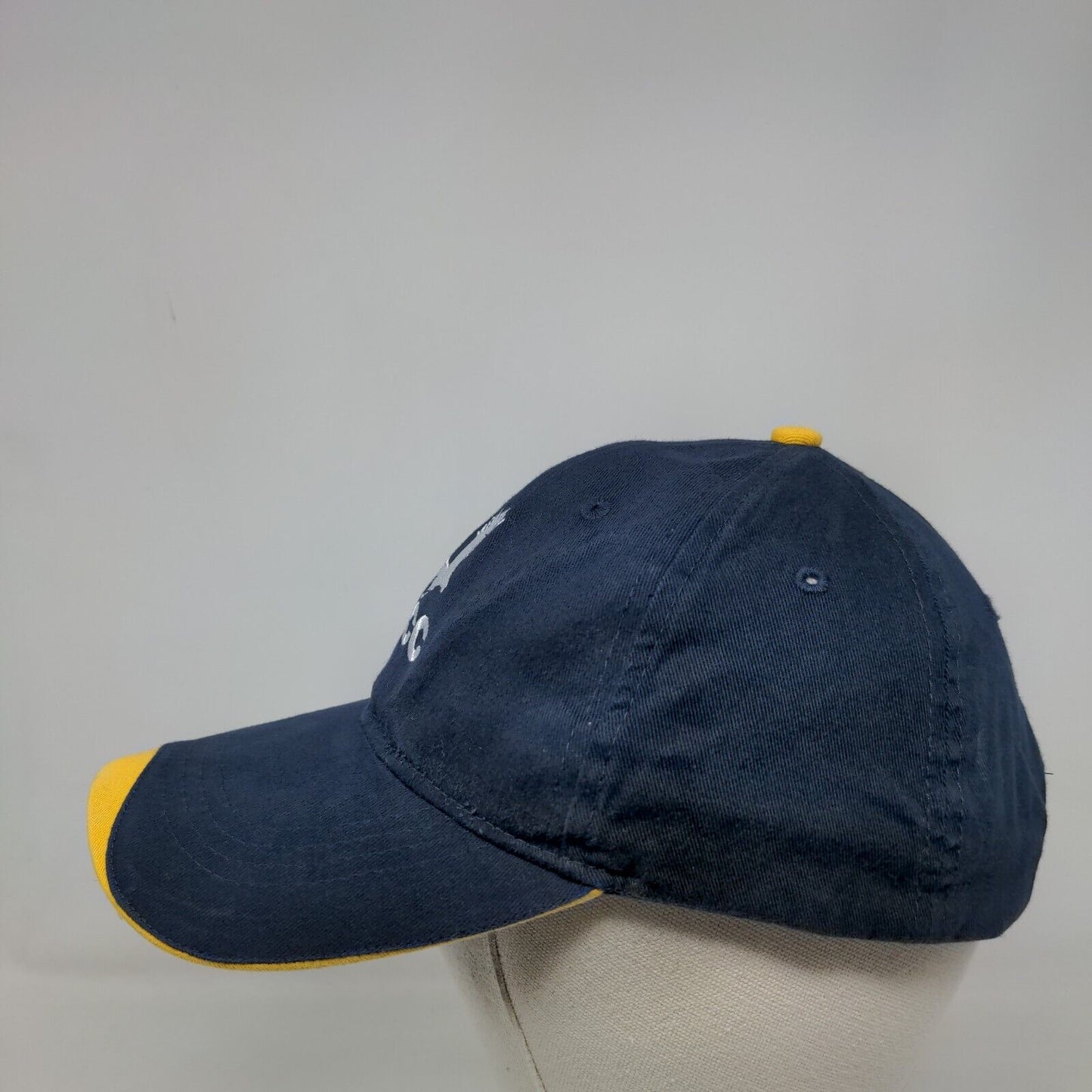 HCC Strapback Hat Blue OSFA Adjustable Embroidered 6 Panel Hit Wear