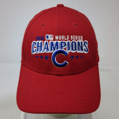 Chicago Cubs MLB New Era Baseball Cap Red L 2016 World Series Champions Hat 3930