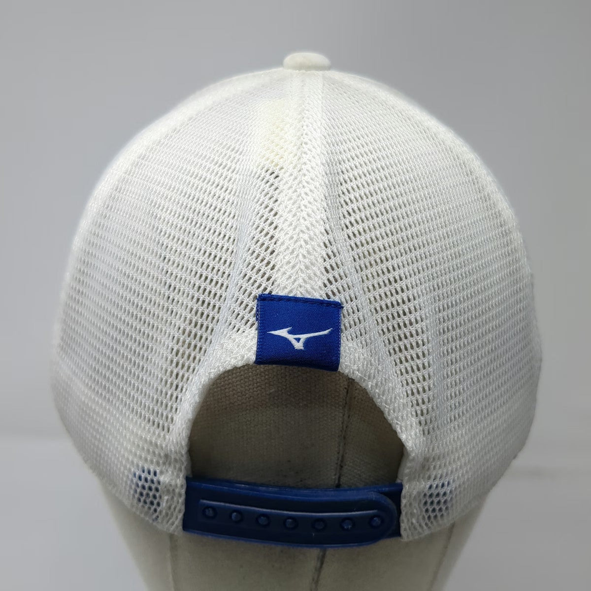 Mizuno Trucker Hat White One Size Snapback Mesh Golf Runbird Logo Patch 110