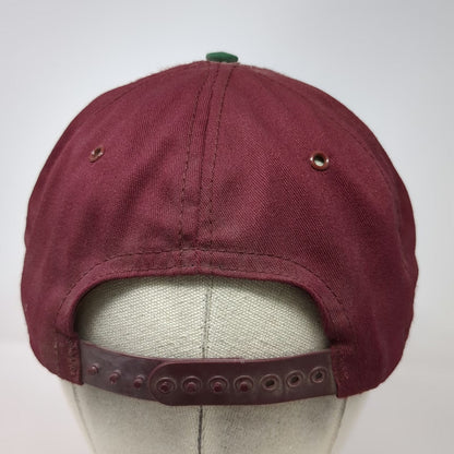 Bud Light Red Green Hat Snapback One Size Beer Logo Embroidered Anheuser Busch