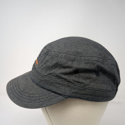 District Army Cap Gray One Size Evans Grain Cotton Adjustable Strapback Hat