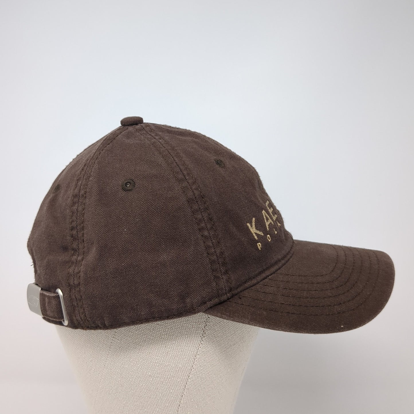 Kaenon Polarized Slideback Hat Brown One Size Adjustable Embroidered
