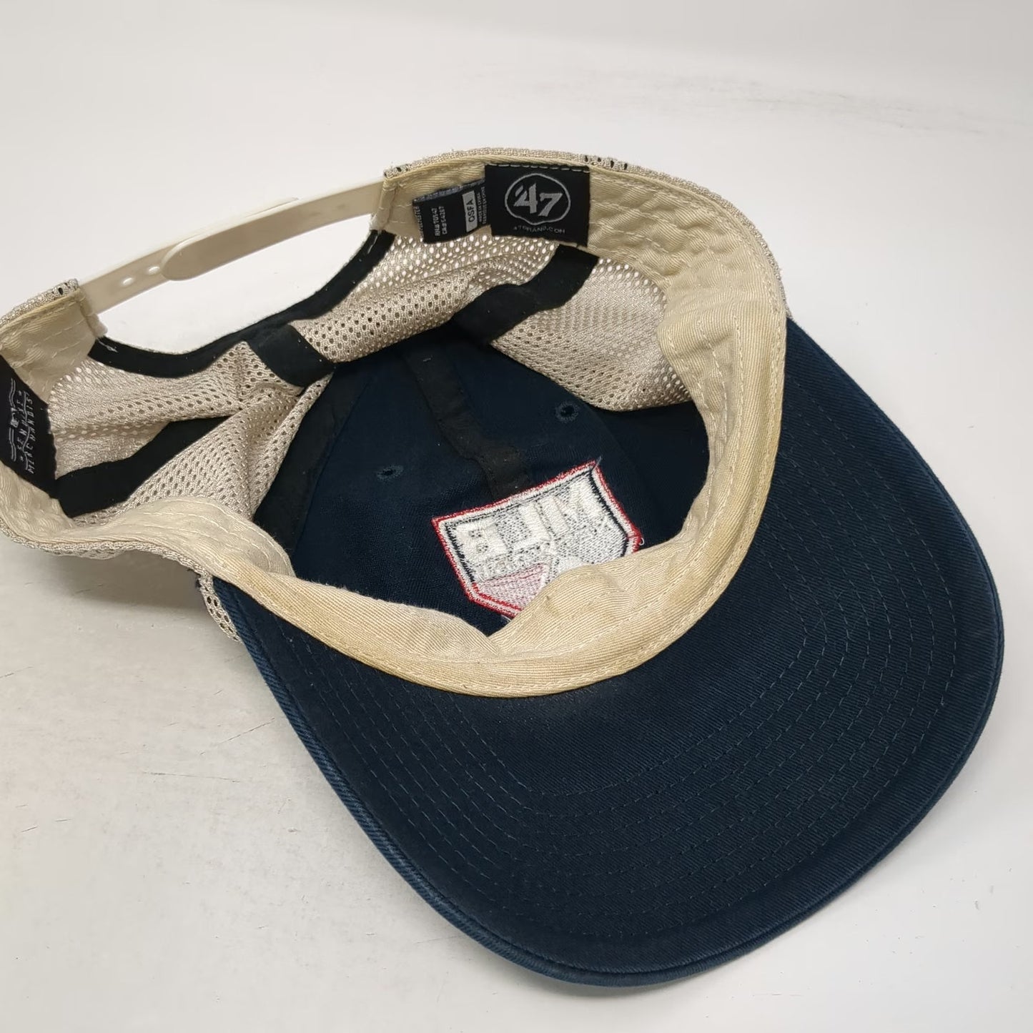 '47 MLB Network Blue Trucker Hat One Size Mesh Snapback League Shield Baseball