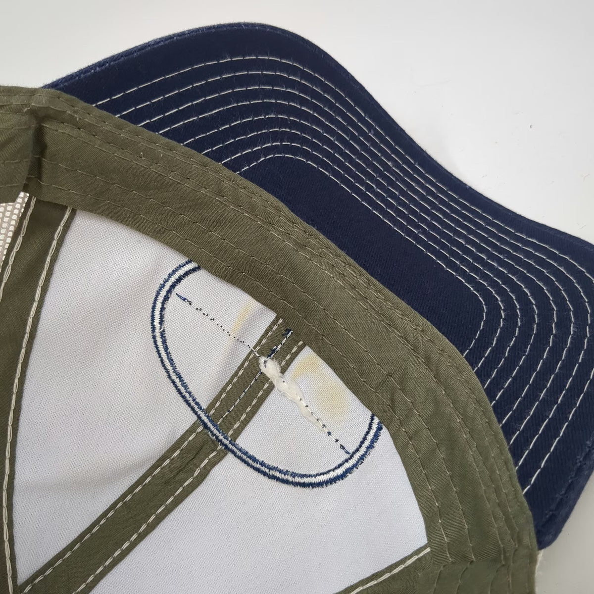 Trucker Hat Green Blue One Size Yosemite National Park Half Dome Mesh Back Hat