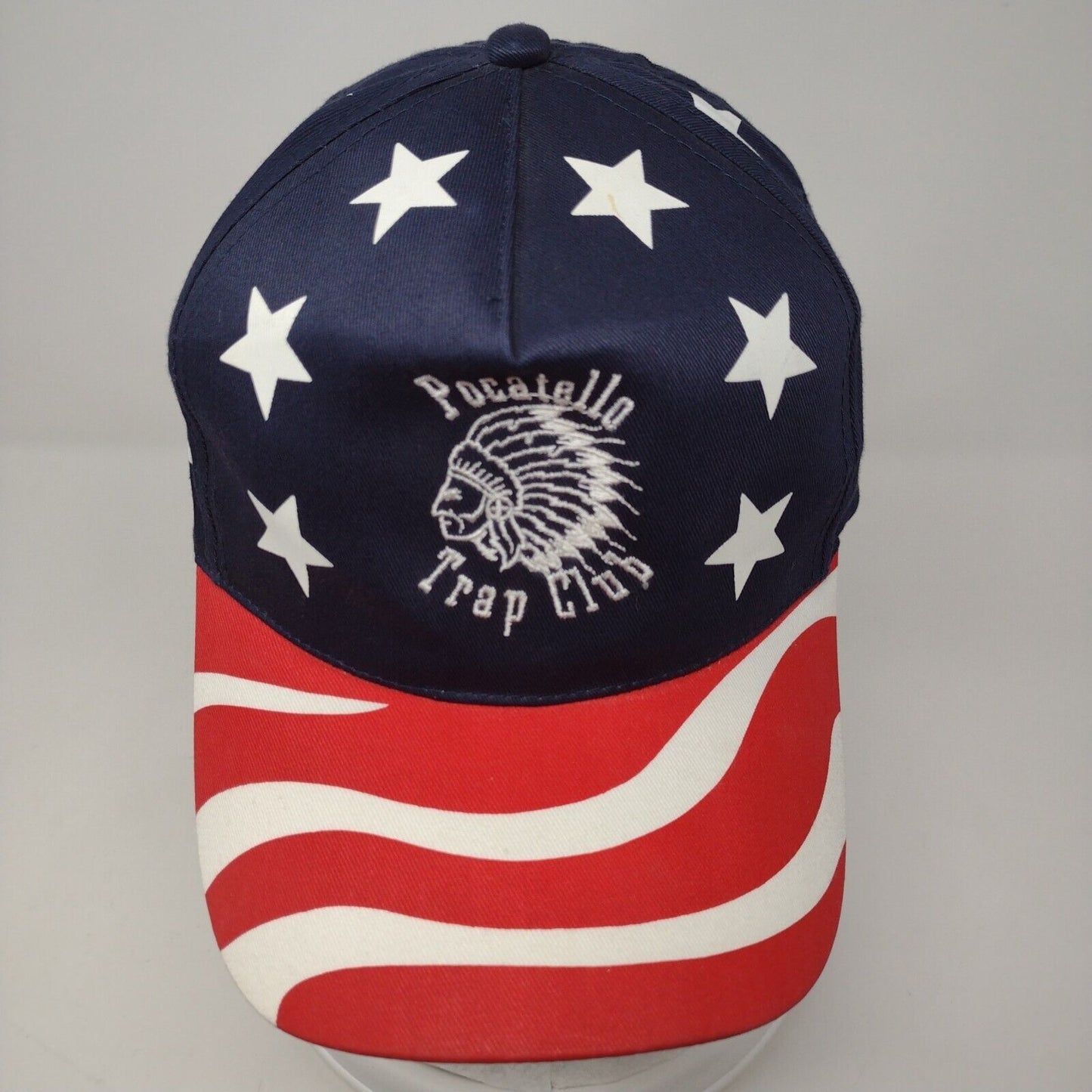 Pocatello Trap Club Snapback Hat Multi OSFM Adjustable Stars Otto