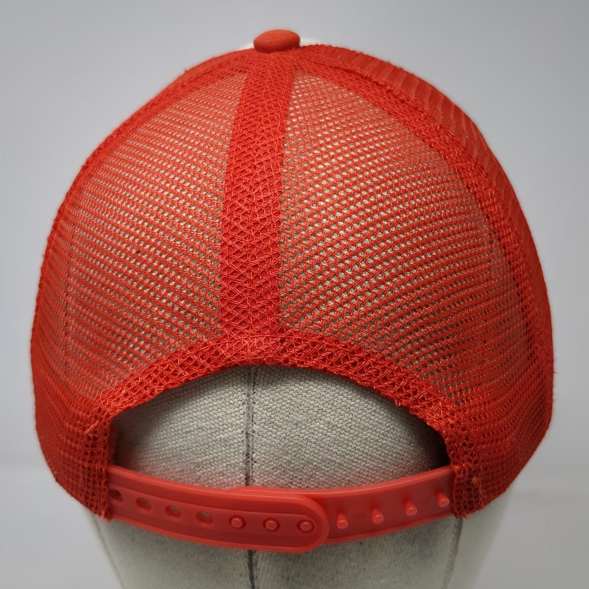 Orange Trucker Hat One Size Balls Deep Baseball Team Mesh Back Rope Snapback