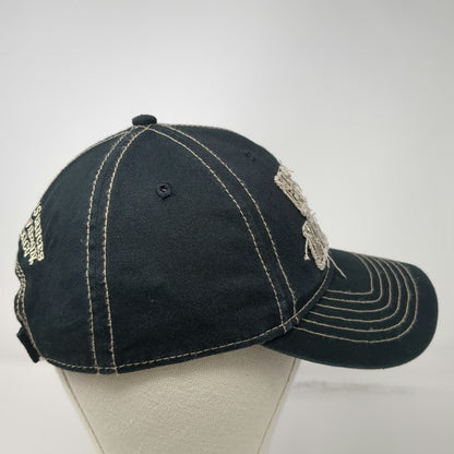 Harley-Davidson Baseball Cap Black One Size Las Cruces NM Distressed Cotton Hat