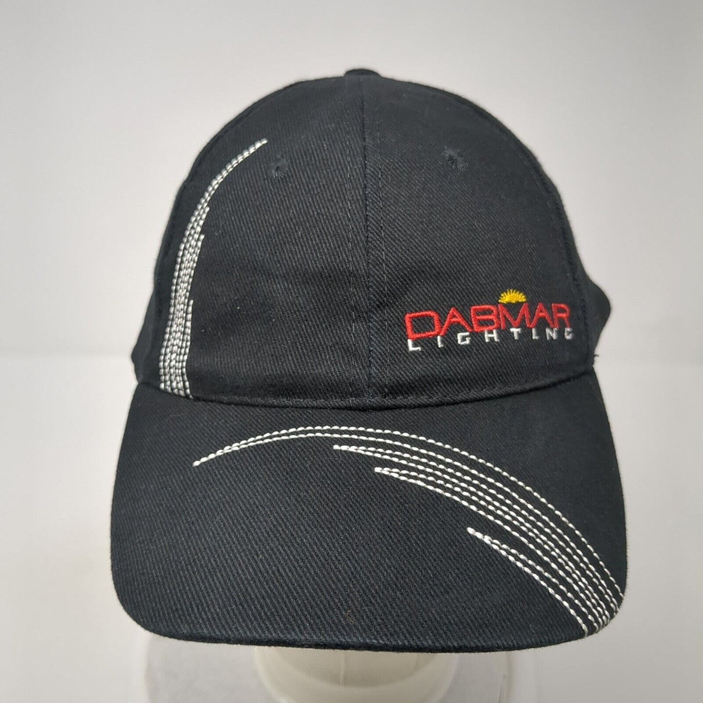 Dabmar Lighting Strapback Hat Black One Size Adjustable Embroidered