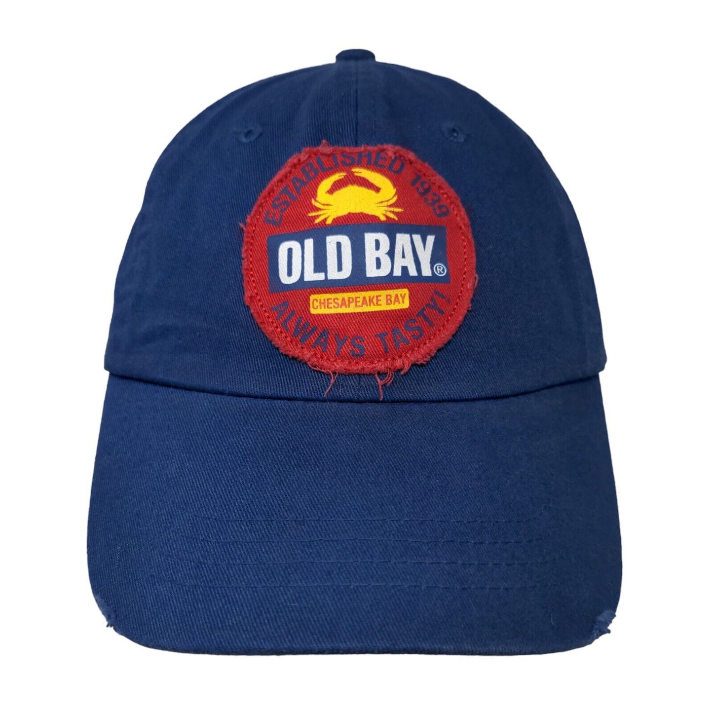 Old Bay Chesapeake Bay Always Tasty Slideback Hat Blue One Size McCormick