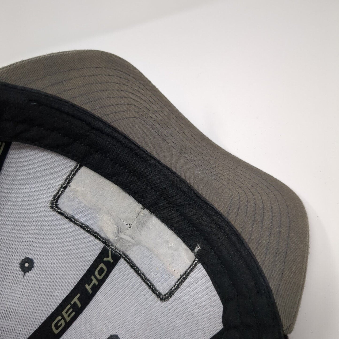 Hoyt Archery Snapback Trucker Hat Gray One Size Adjustable 6 Panel Mesh Back