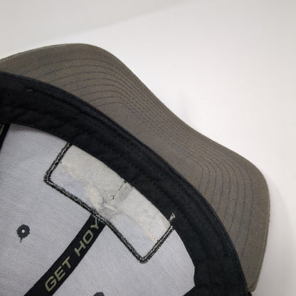 Hoyt Archery Snapback Trucker Hat Gray One Size Adjustable 6 Panel Mesh Back