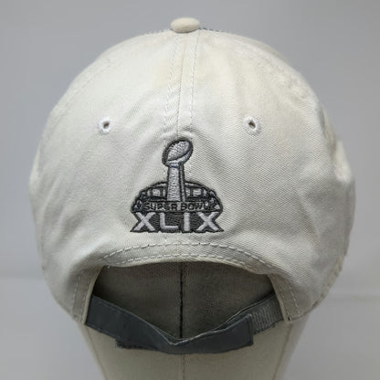 New Era New England Patriots NFL Hat White One Size Super Bowl XLIX Champions