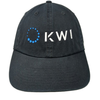 '47 Baseball Cap Black One Size Adjustable Strap Embroidered KWI Logo Cotton Hat